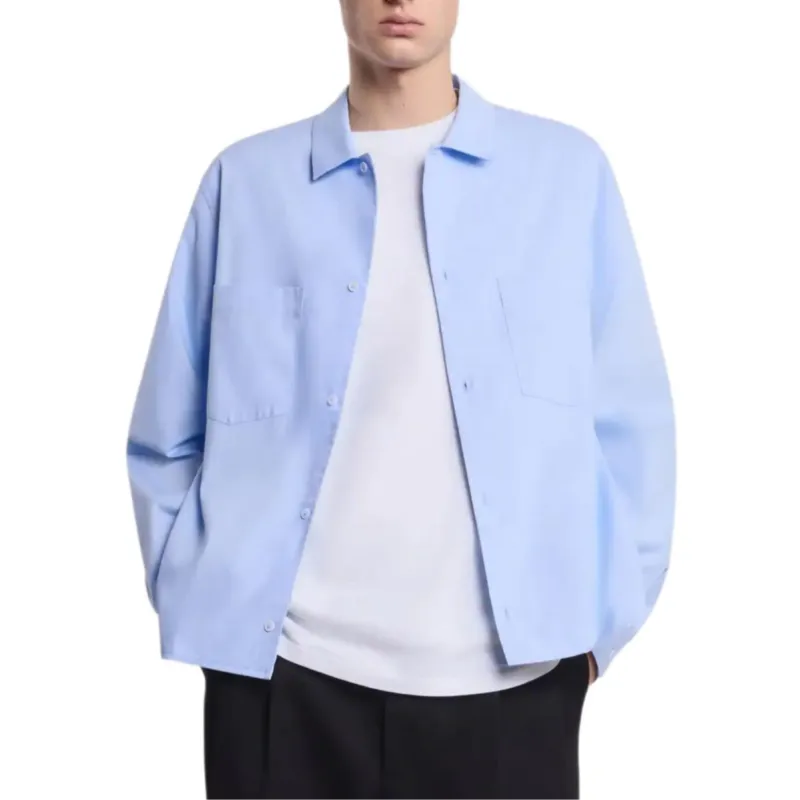 HOGAN Shirts Men Blue-2