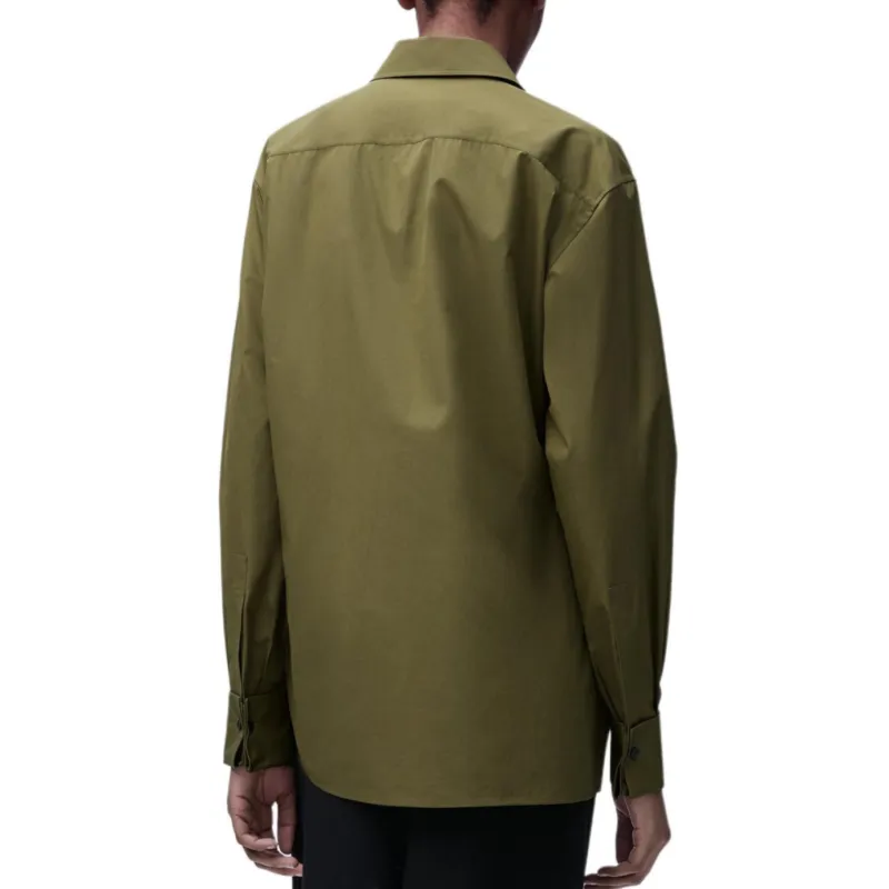 LOEWE SS25 Shirt Women's Khaki Green-3
