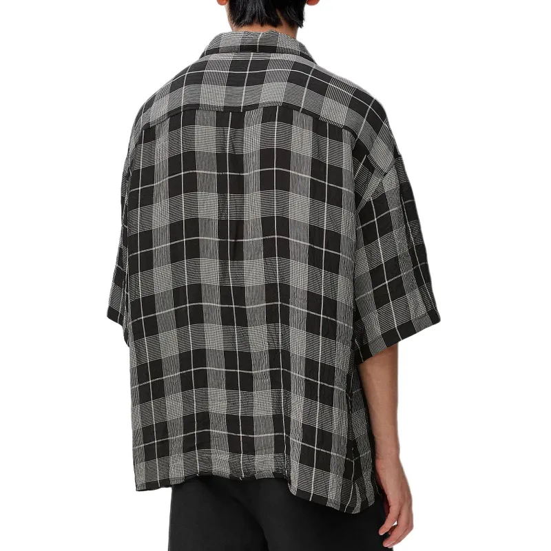 LOEWE Short Sleeved Checked Shirt-2