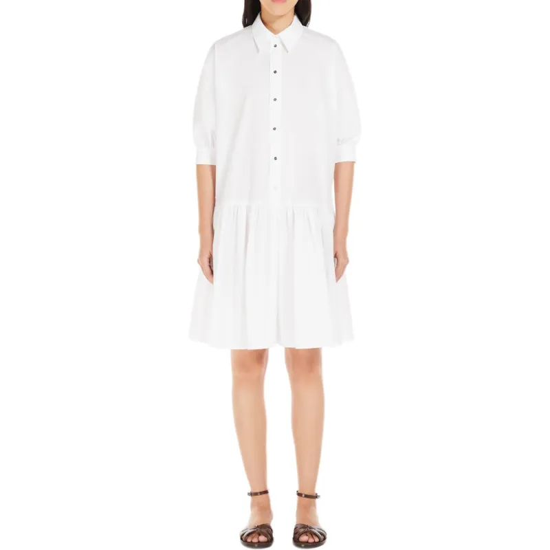MaxMara Studio Caronte Puff sleeve Shirt Dress-1