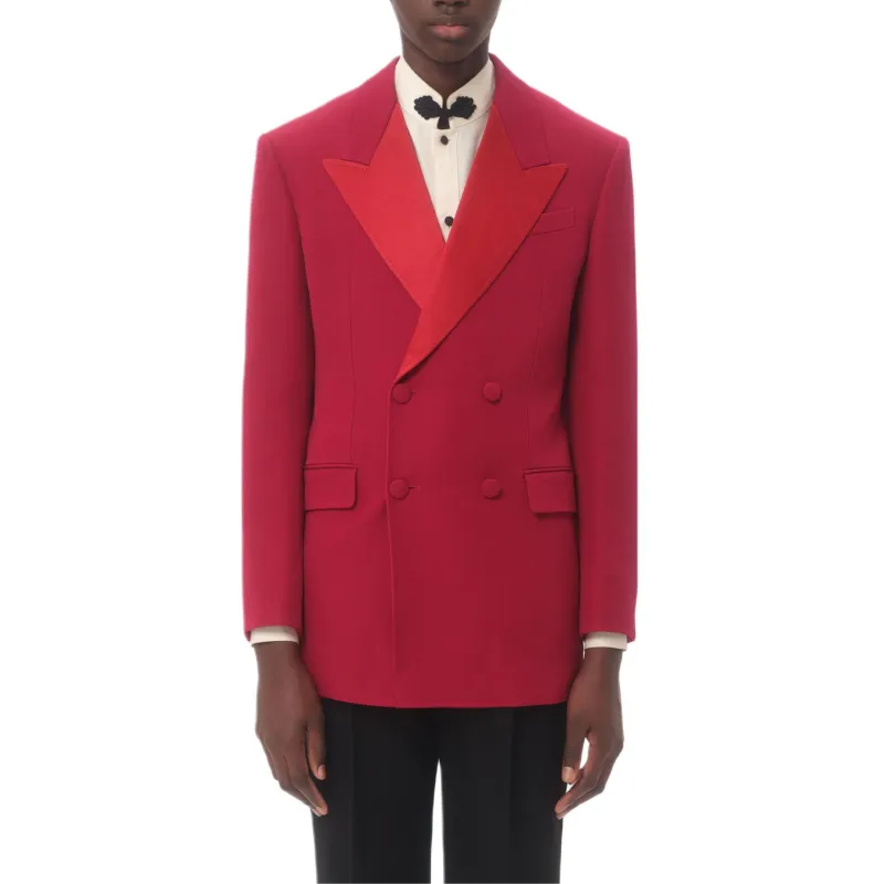 Valentino Business Suit Coat Men's Rose Red-1
