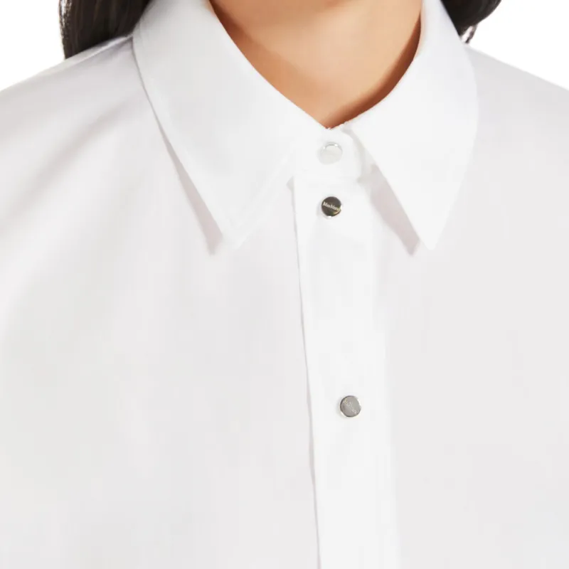 MaxMara Studio Caronte Puff sleeve Shirt Dress-4