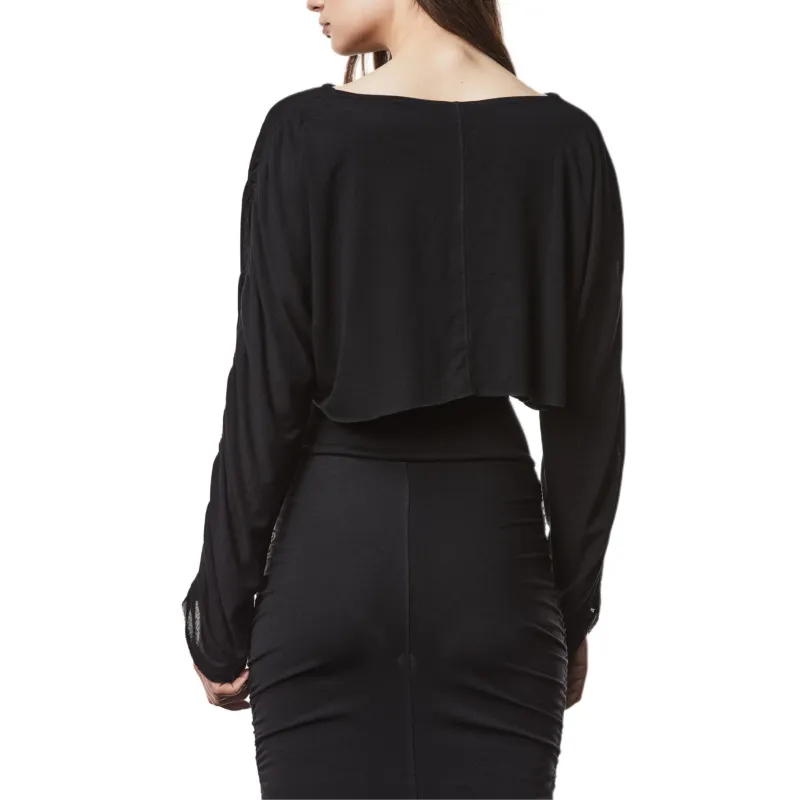Thom Krom Ruched Crop Top-4