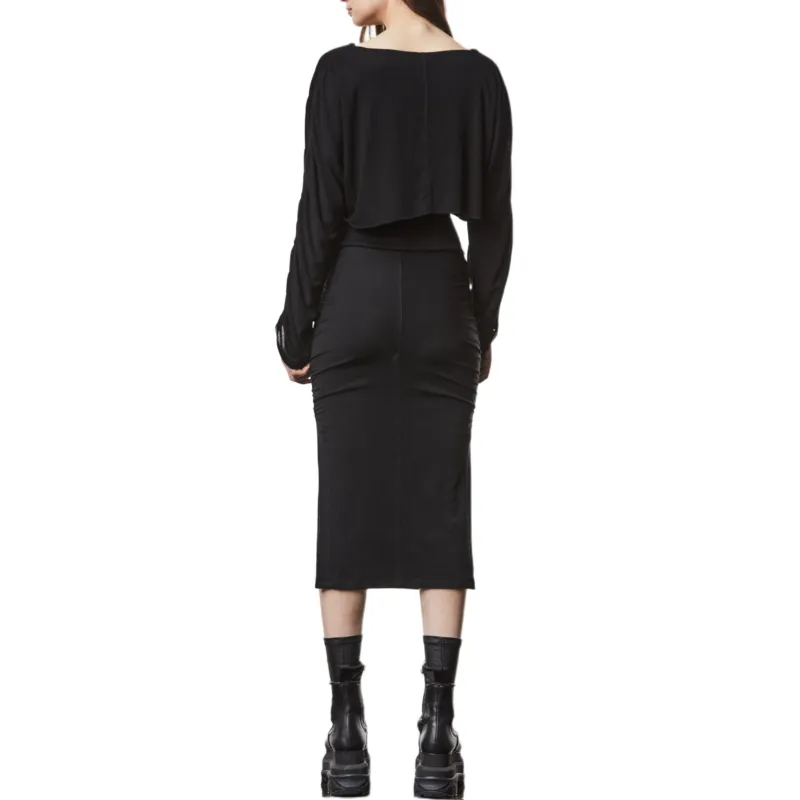 Thom Krom Ruched Crop Top-1