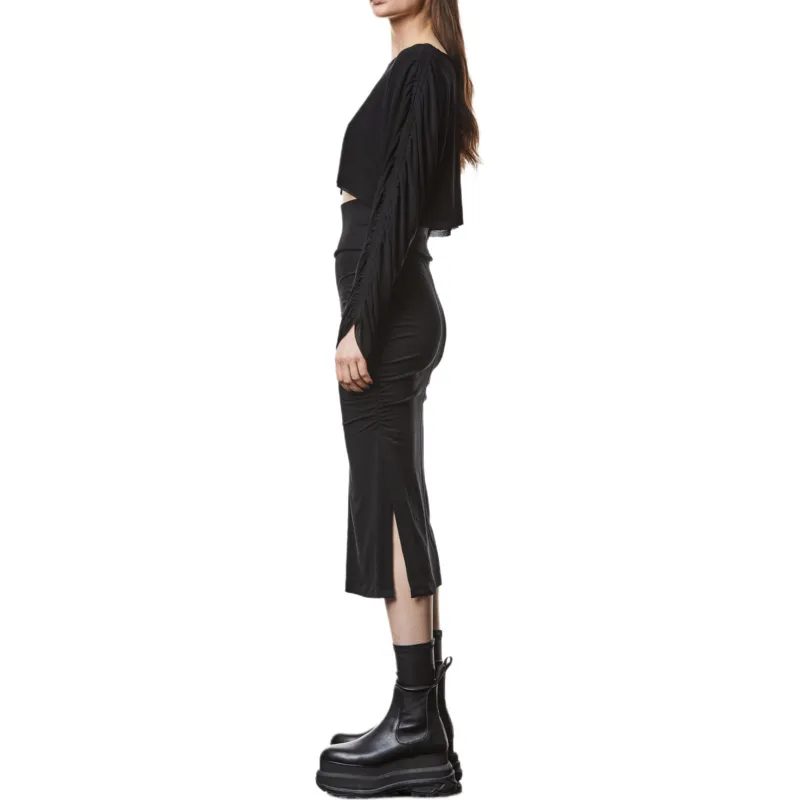 Thom Krom Ruched Crop Top-2