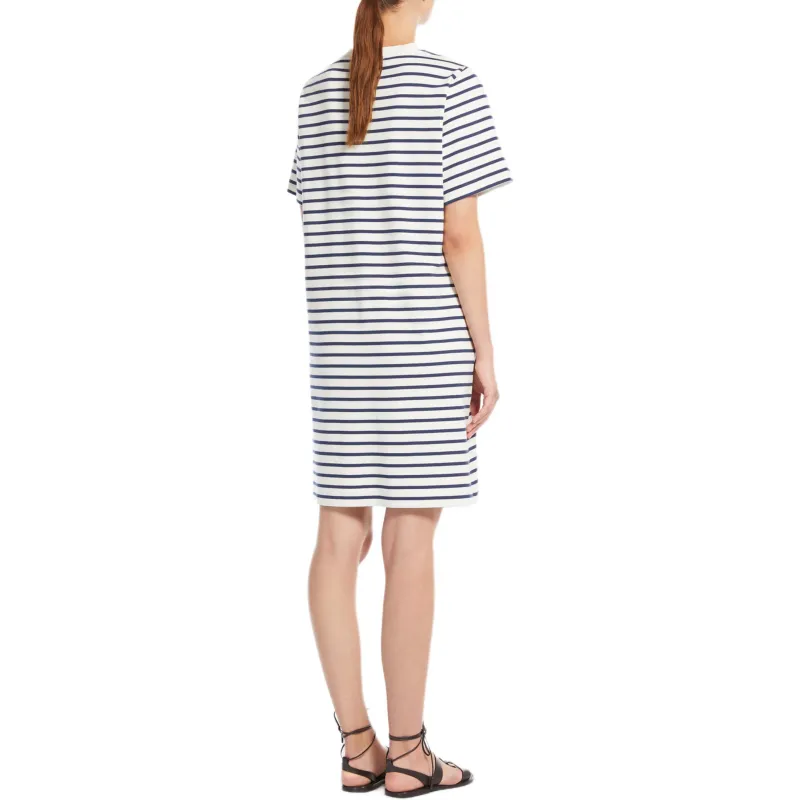 WEEKEND MaxMara Short Sleeved Dress Women's White-3