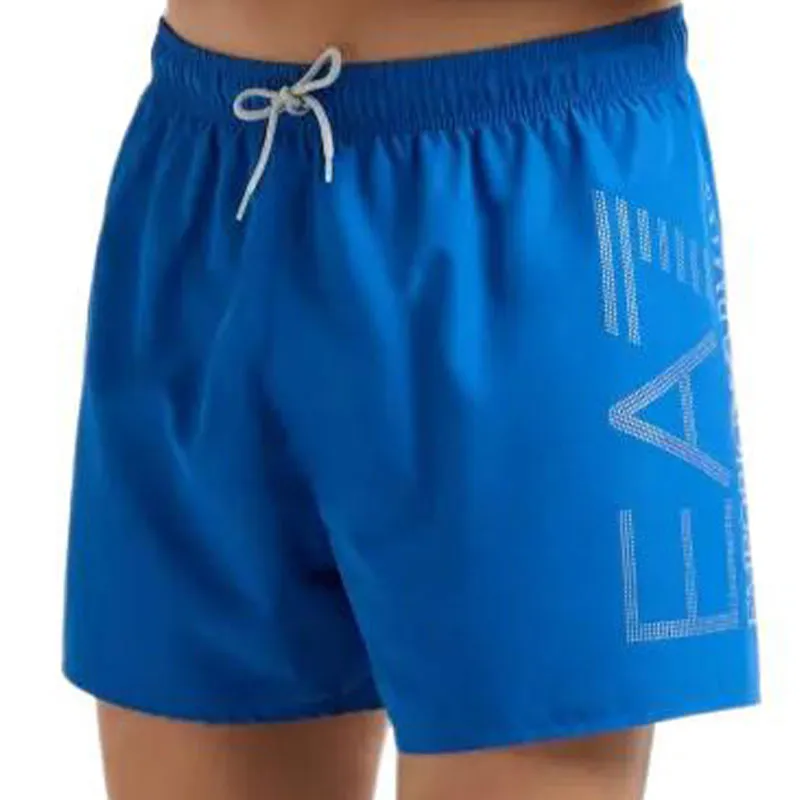 EMPORIO ARMANI Logo Printed Drawstring Swim Shorts-1