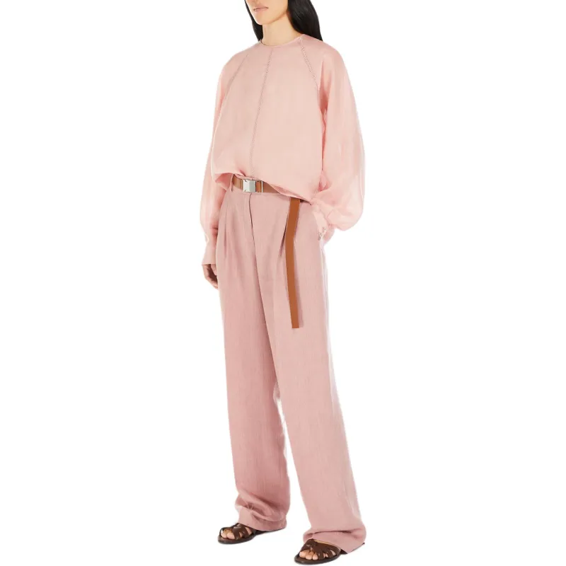 MaxMara Studio Casual Pants Women's Pink-1