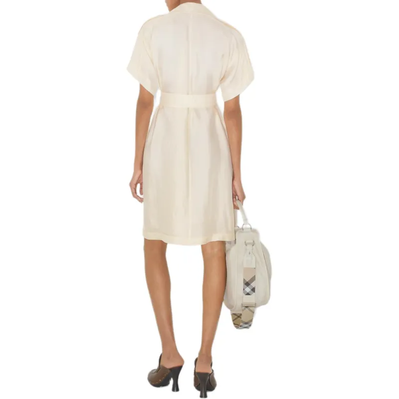 Burberry Trench SS25 Short Sleeved Dress Women's Beige-2
