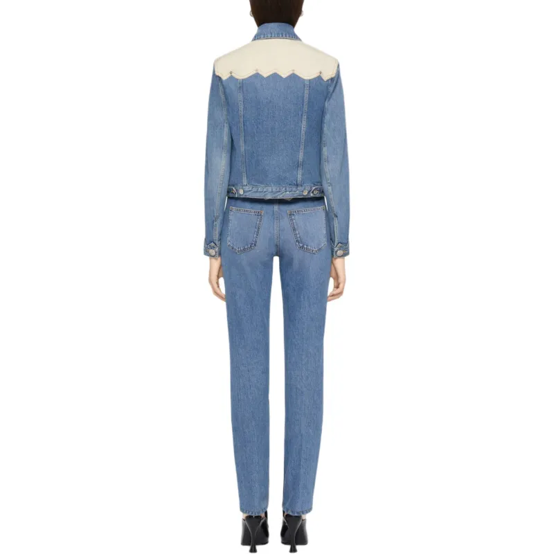 Givenchy Yoke Denim Jacket 'Denim Blue'-3