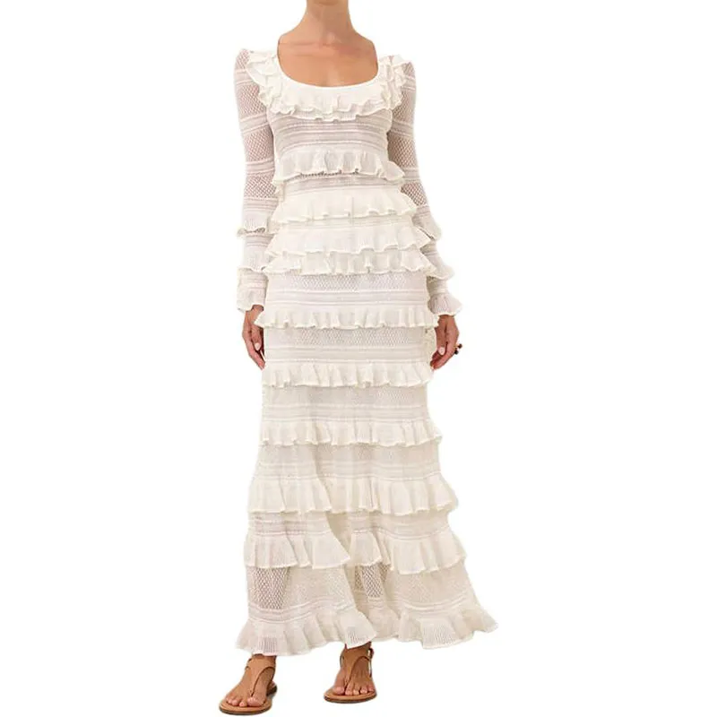 Zimmermann Illuminate Lace Frill Skirt-1
