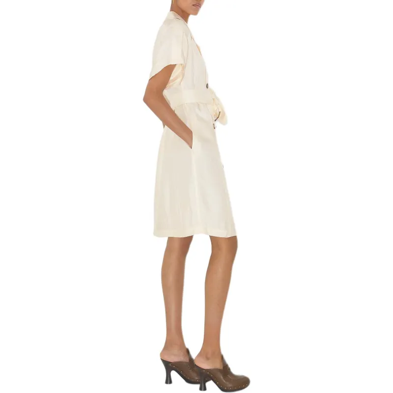 Burberry Trench SS25 Short Sleeved Dress Women's Beige-3