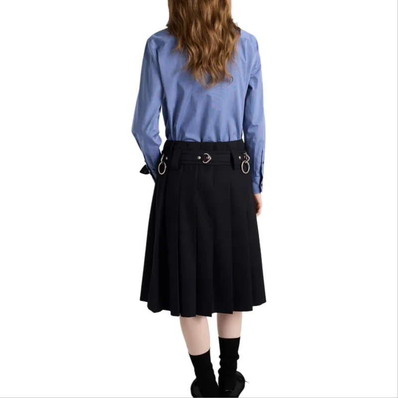 PRADA SS25 Spring Summer Women's Apparel Collection Shirt Women's Sea Blue-2