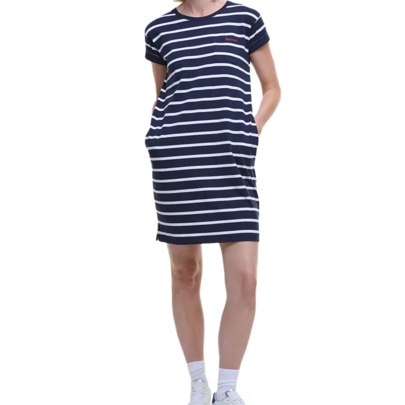 BARBOUR Short Sleeved Dresses Women's Marine Blue-1