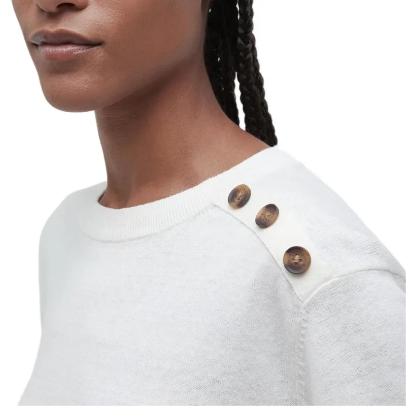 BARBOUR T Shirts Women's White-4