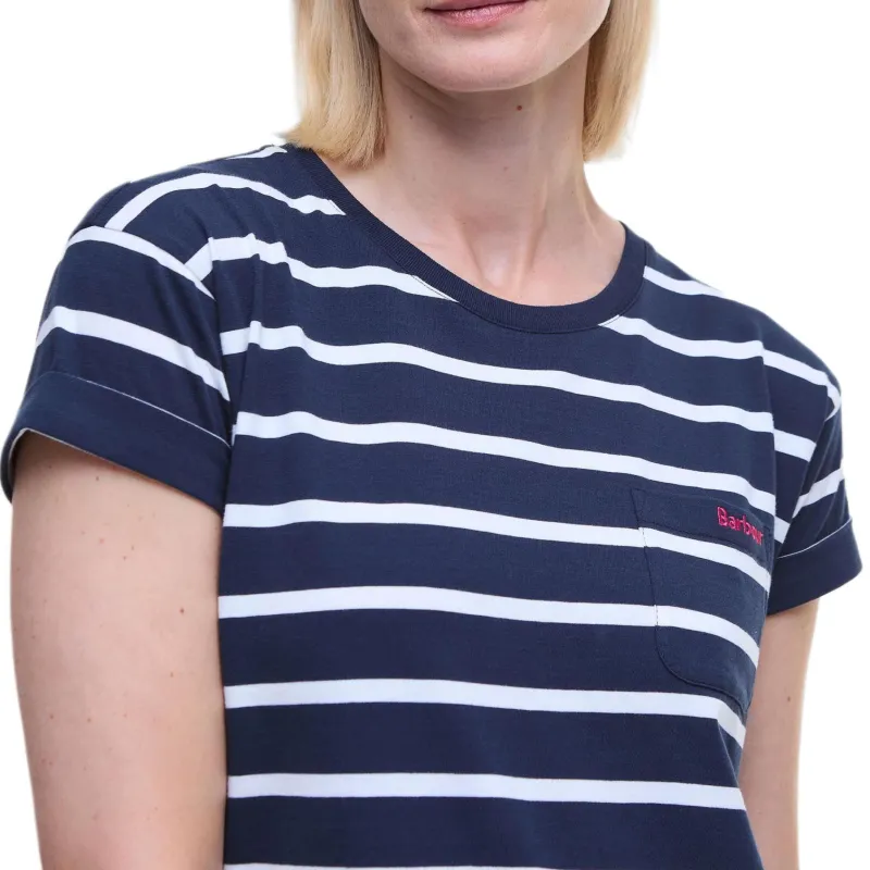 BARBOUR Short Sleeved Dresses Women's Marine Blue-5
