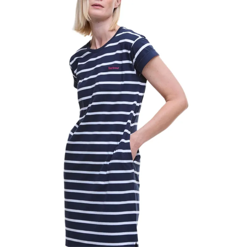 BARBOUR Short Sleeved Dresses Women's Marine Blue-4