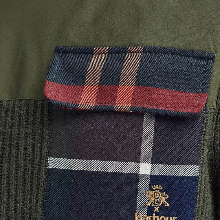 BARBOUR x Baracutal Sweater Men's Green-4