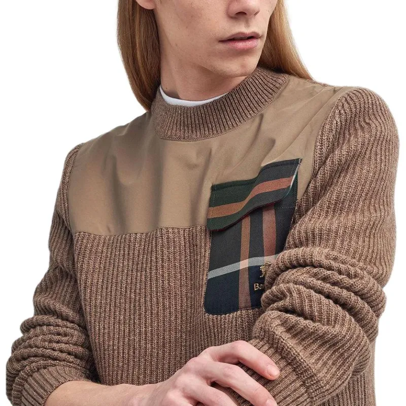 BARBOUR X Baracuta Miller Half Zip Knit Jumper-7