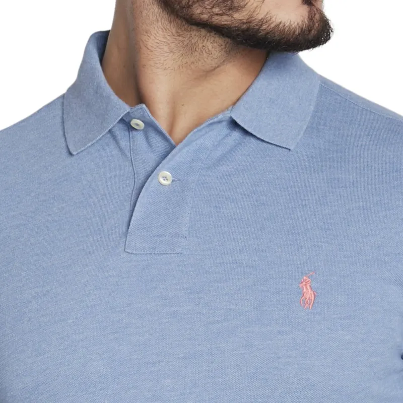 Polo Ralph Lauren FW23 Polo Shirt Men's Light Blue-4