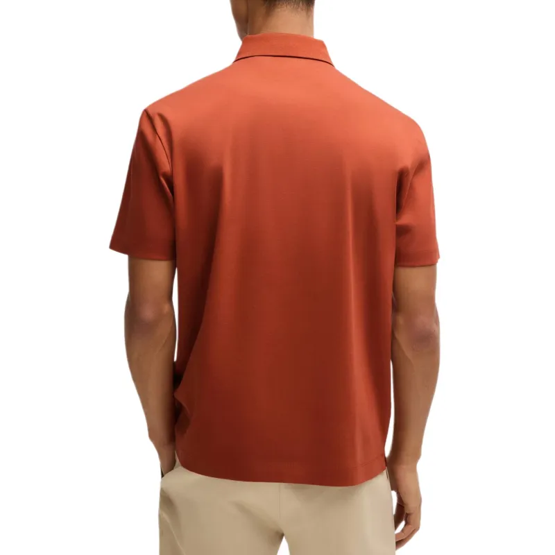HUGO BOSS Polo Shirt Men's Dark Orange-3