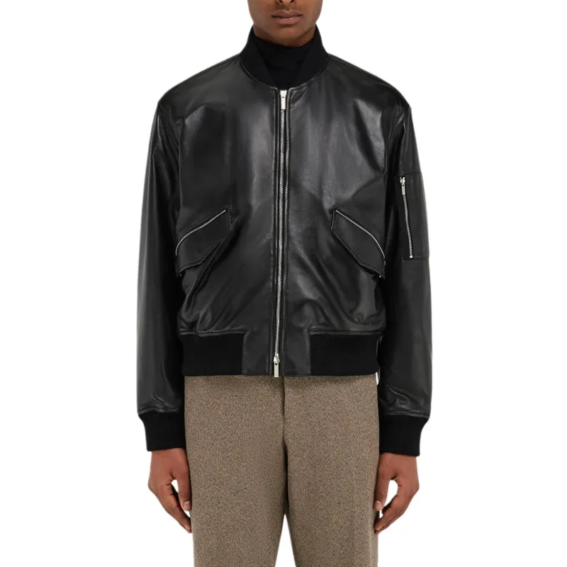 Ferragamo Zip up Bomber Jacket-2