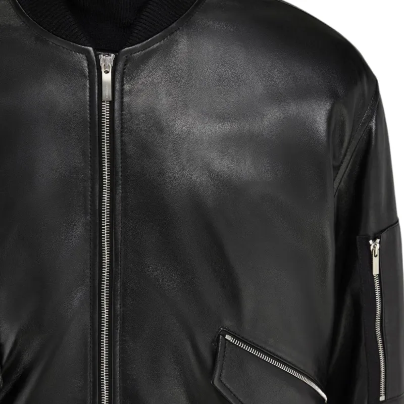 Ferragamo Zip up Bomber Jacket-7