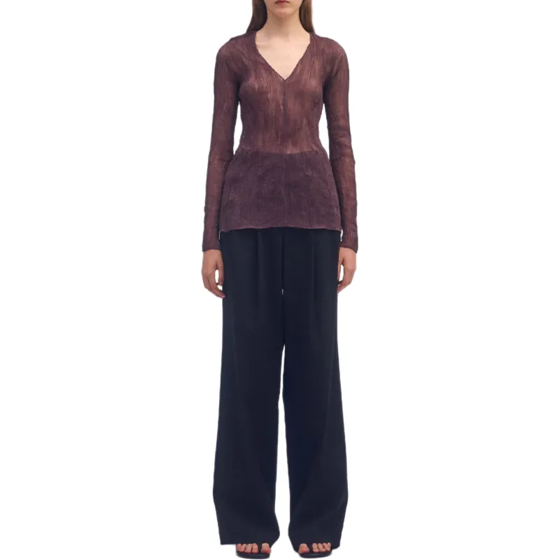 ISSEY MIYAKE Chiffon Top-1