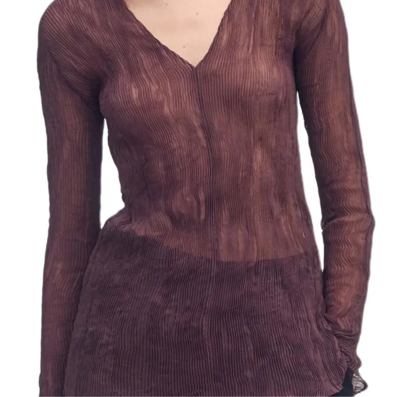 ISSEY MIYAKE Chiffon Top-3