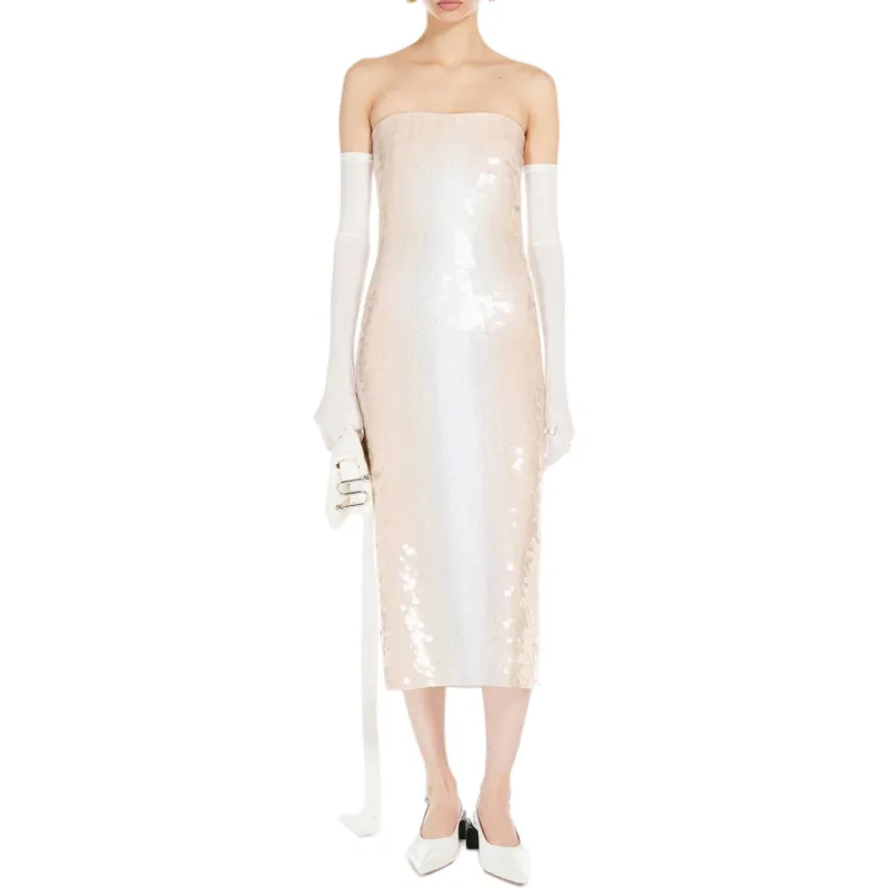 SportMa Sleeveless Dress Women's White-1