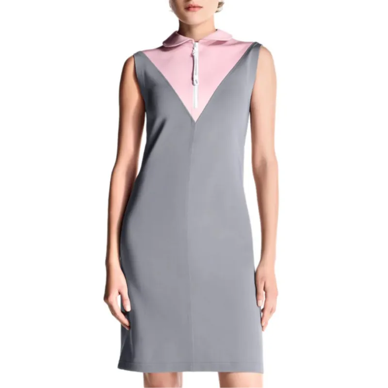 LOUIS VUITTON SS25 Sleeveless Dress Women's Gray-1