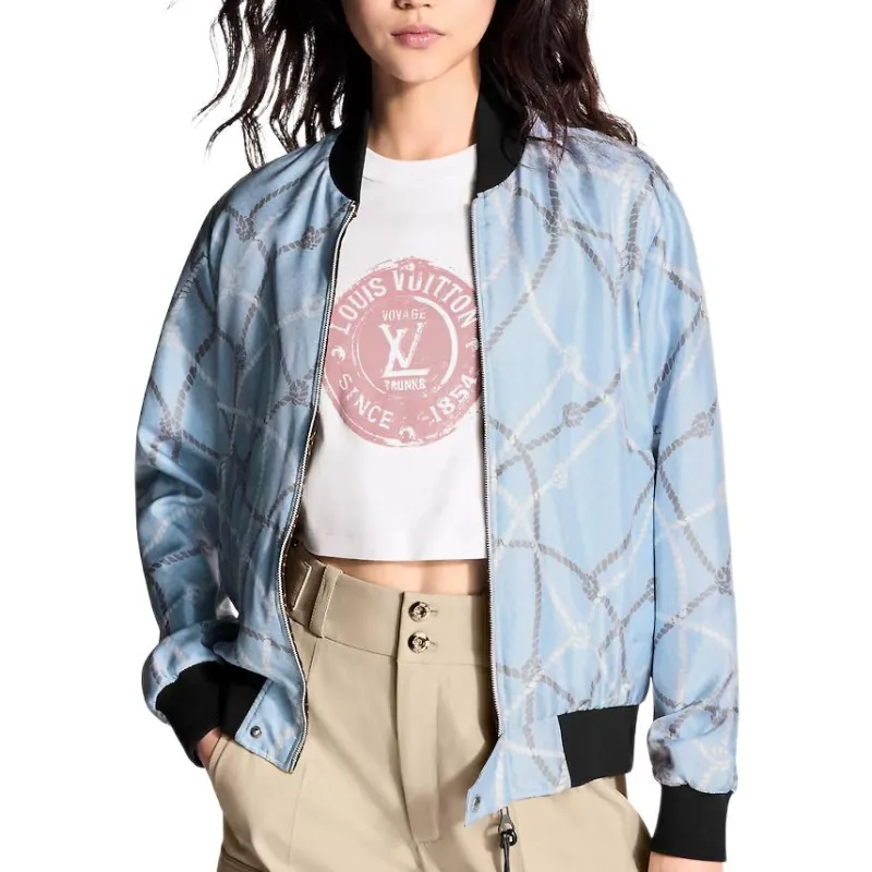 LOUIS VUITTON SS25 Jackets & Coats Women's Light Blue-1