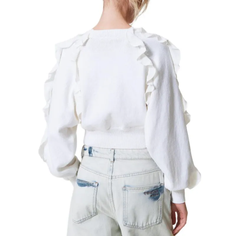 Twinset Ruffle detailed Sweater-2