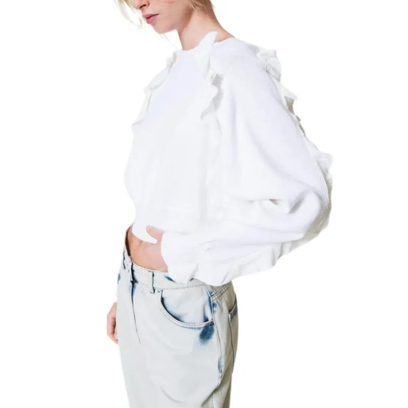 Twinset Ruffle detailed Sweater-3