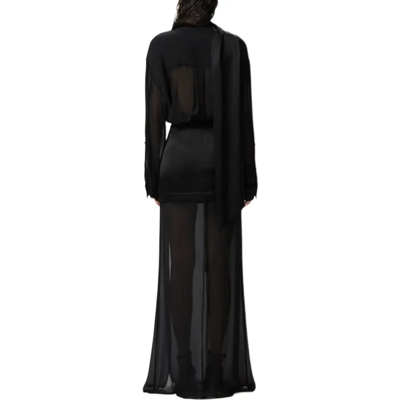 PINKO Attached scarf Blouse-4