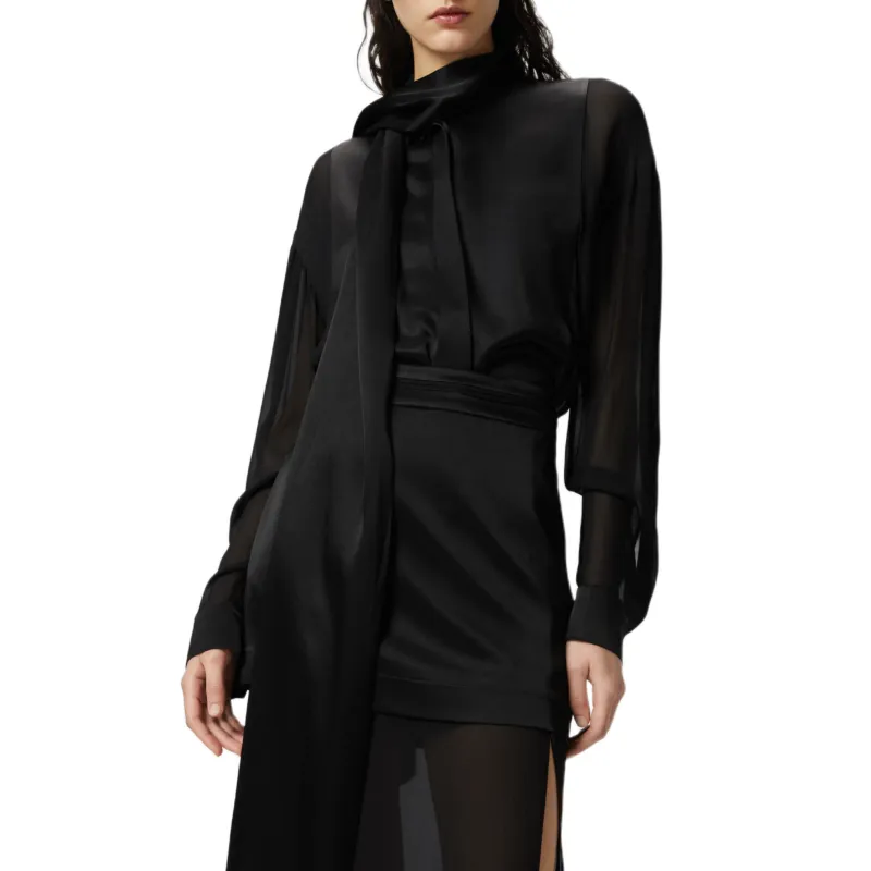 PINKO Attached scarf Blouse-2