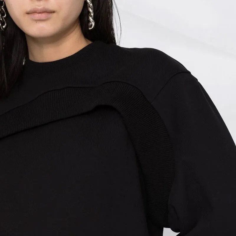 McQ Alexander McQueen SS21 Long Sleeved Dress Women's Black-7