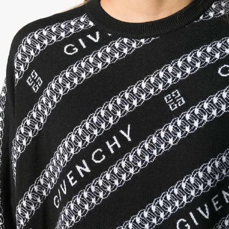 Givenchy Sweaters Women's Black Gray Color-5