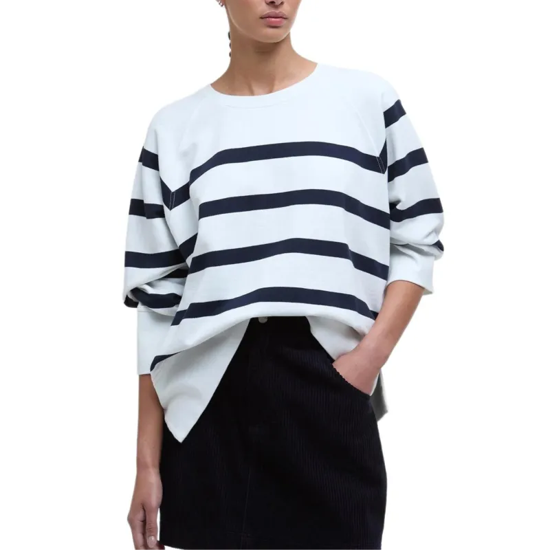BARBOUR Sweatshirt Women's White-3