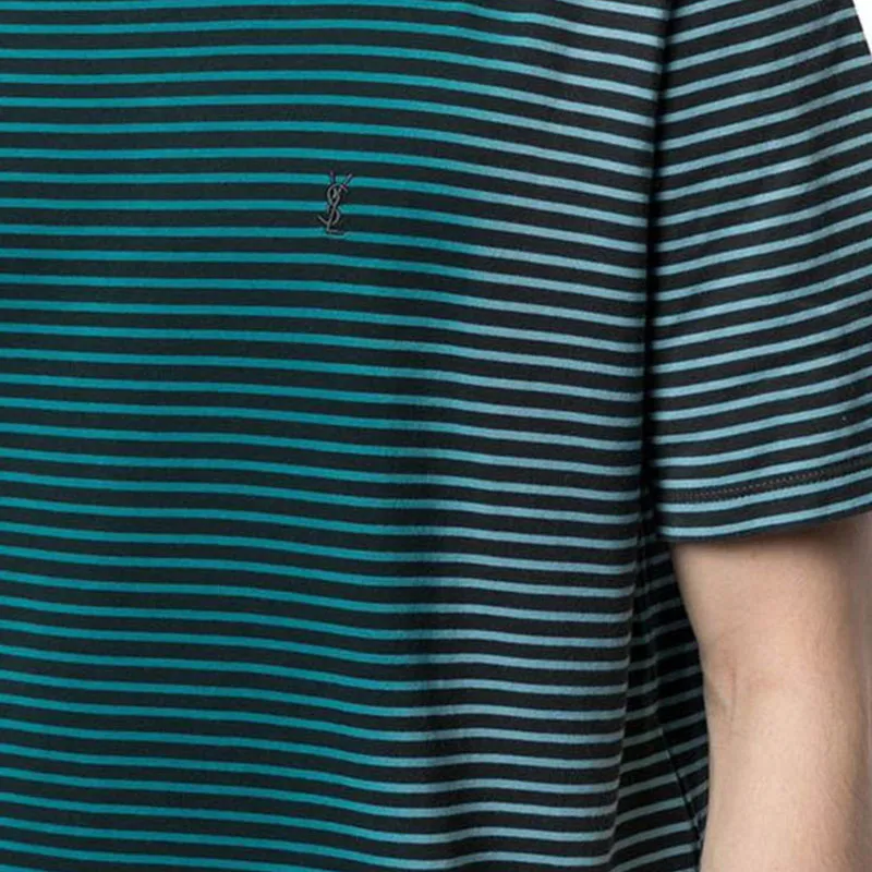 SAINT LAURENT SS21 T Shirt Men's Green-3