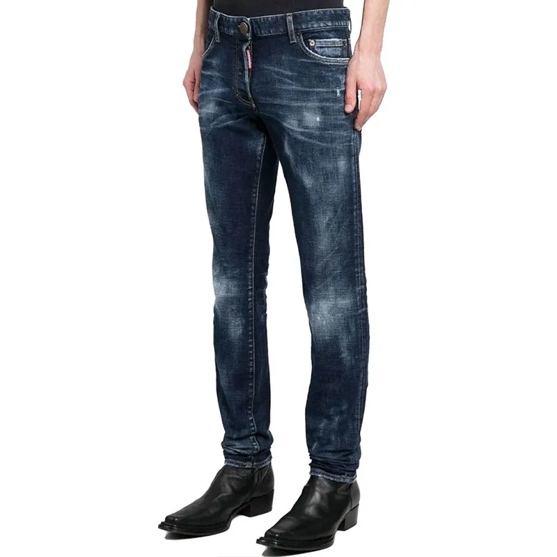 DSQUARED 2 Flag Patch Slim Cut Jeans-3