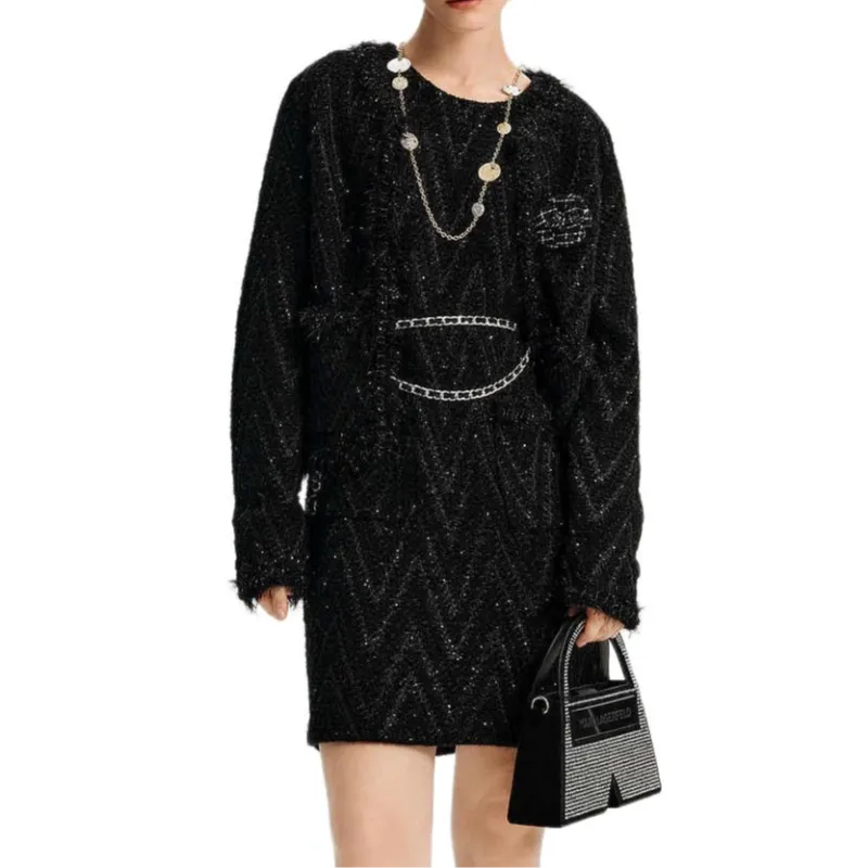 KARL LAGERFELD FW24 Sweater Women's Black-1