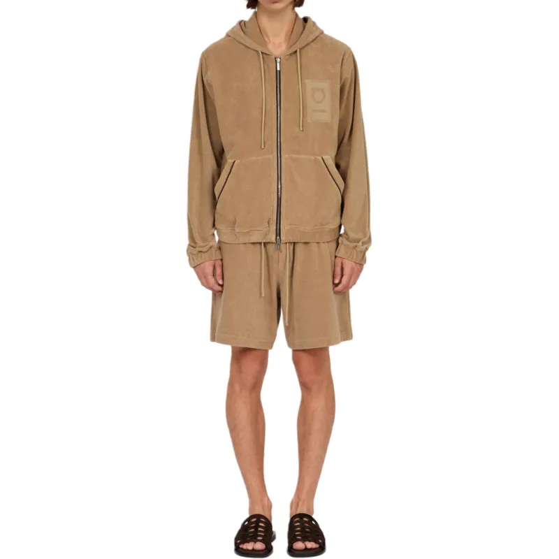 FERRAGAMO FW25 Casual Shorts Men's Beige-1