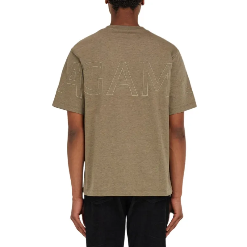 FERRAGAMO FW25 T Shirt Men's Coffee-3