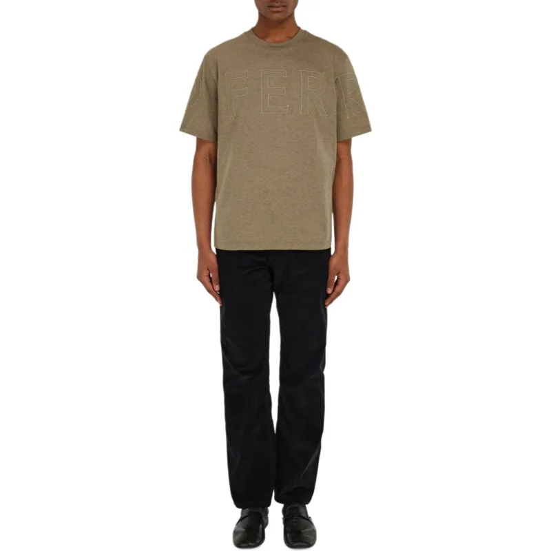 FERRAGAMO FW25 T Shirt Men's Coffee-1