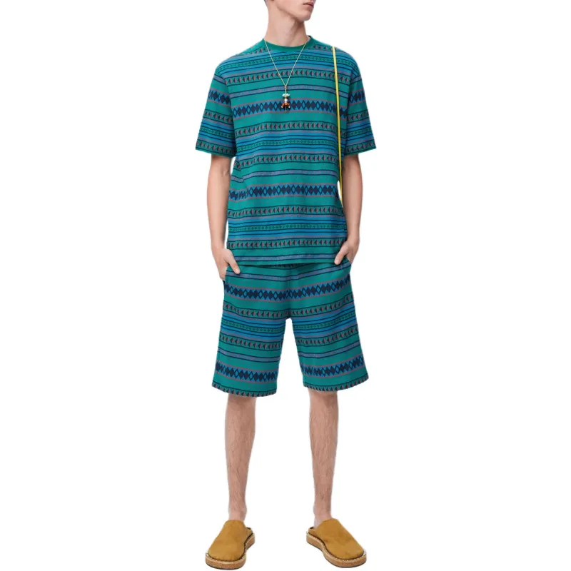 LOEWE T Shirts Men Teal-1