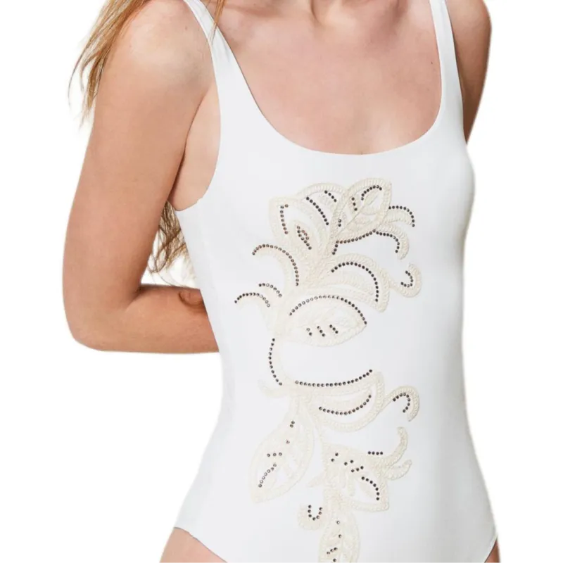 TWINSET MILANO Jumpsuit Women's White-4