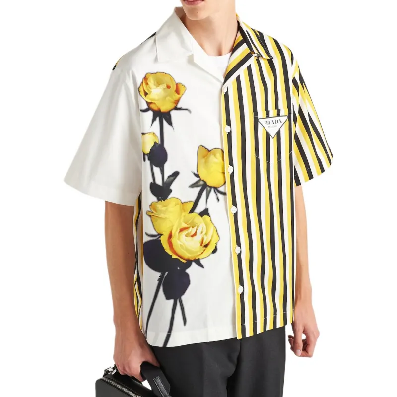 PRADA Shirts Men Yellow-3