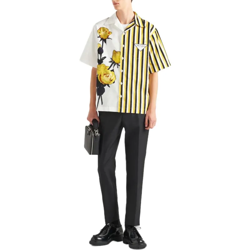 PRADA Shirts Men Yellow-1