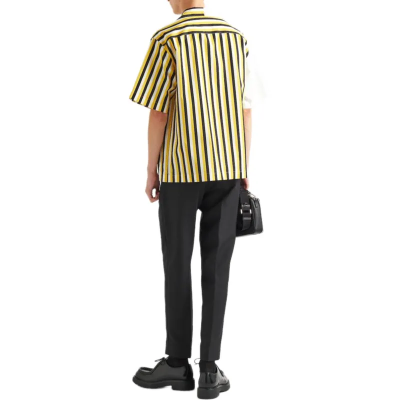 PRADA Shirts Men Yellow-2